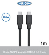 Origin Storage USB-C-C Magnetic cable 3.0 5Gbps 100W 20V 5A