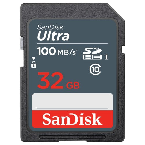 SanDisk Ultra 32GB SDHC Mem Card 100MB/s UHS-I Class 10