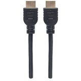Manhattan HDMI 4K@60Hz Cable with Ethernet - CL3 rated, 3m, Suitable for In-Wall use, For ALL 4K & 1080p/HD uses - when upgrading now or have it ready for when you need it, Male to Male, Black, Ultra HD 4k x 2k, Lifetime Warranty, Premium High Speed