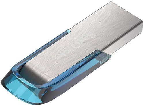 SanDisk Ultra Flair USB flash drive 32 GB USB Type-A 3.2 Gen 1 (3.1 Gen 1) Blue, Silver
