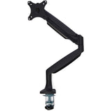 StarTech.com Desk Mount Monitor Arm - Heavy Duty Ergonomic VESA Monitor Arm - Single 9kg Display - Full Motion, Height Adjustable, Articulating - Aluminum - C-Clamp/Grommet- Black