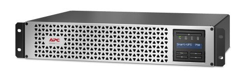 APC Smart-UPS, Line Interactive, 750VA, Lithium-ion, Rack/Tower, 2U, 230V, 6x IEC C13 outlets, SmartConnect Port+SmartSlot, Short Depth, AVR, LCD