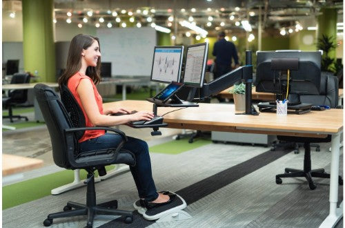 Kensington Dual Monitor Arm for SmartFit® Sit/Stand Workstation — (K55759WW)