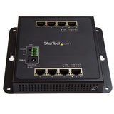 StarTech.com Industrial 8 Port Gigabit Ethernet Switch - Hardened Compact GbE Layer/L2 Managed Switch - Rugged Network Switch Din Rail/Wall Mountable RJ45/LAN Switch IP-30/-40C to +75C Temp