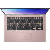 ASUS Vivobook Go 14 E410KA-EK672WS Intel® Celeron® N N4500 Laptop 35.6 cm (14") Full HD 4 GB DDR4-SDRAM 64 GB eMMC Wi-Fi 5 (802.11ac) Windows 11 Home in S mode Pink