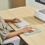 Fellowes Keyboard Wrist Rest Breyta Compact Keyboard Wrist Support with Antibacterial Protection Ergonomic Wrist Support Sage