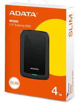 ADATA HV300 external hard drive 4 TB 2.5" 3.2 Gen 1 (3.1 Gen 1) Black