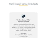 StarTech.com USB-C to Dual Displayport 1.4 Adapter, USB Type-C Multi-Monitor MST Hub, Dual 5K 60Hz DP Laptop Display Extender / Splitter, HDR, Extra-Long Built-In Cable - Windows Only