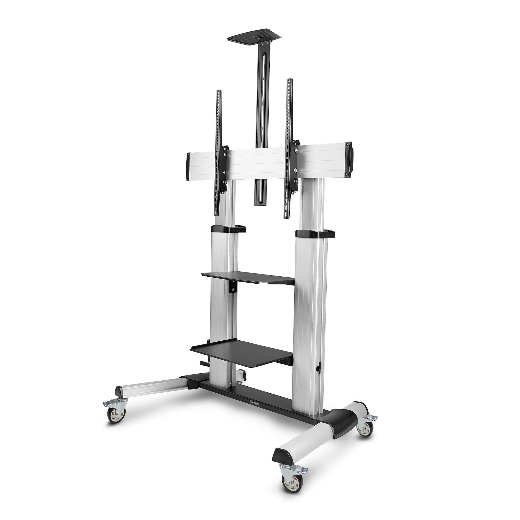 Rolling TV Cart/Stand On Wheels For 60-100inch Flat Screens Up To 220lb (100kg)