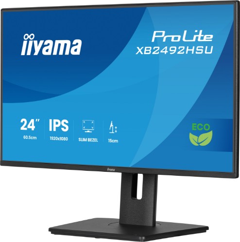 iiyama ProLite XB2492HSU-B1 computer monitor 61 cm (24") 1920 x 1080 pixels Full HD LED Black