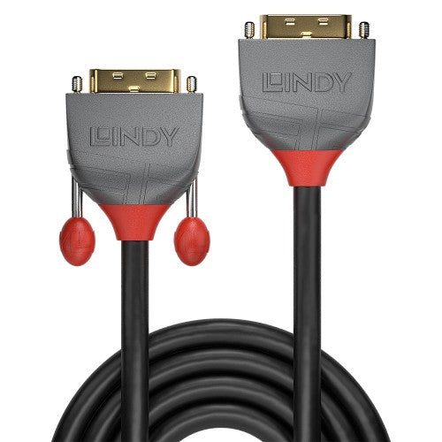 Lindy 5m DVI-D Dual Link Extension Cable, Anthra Line