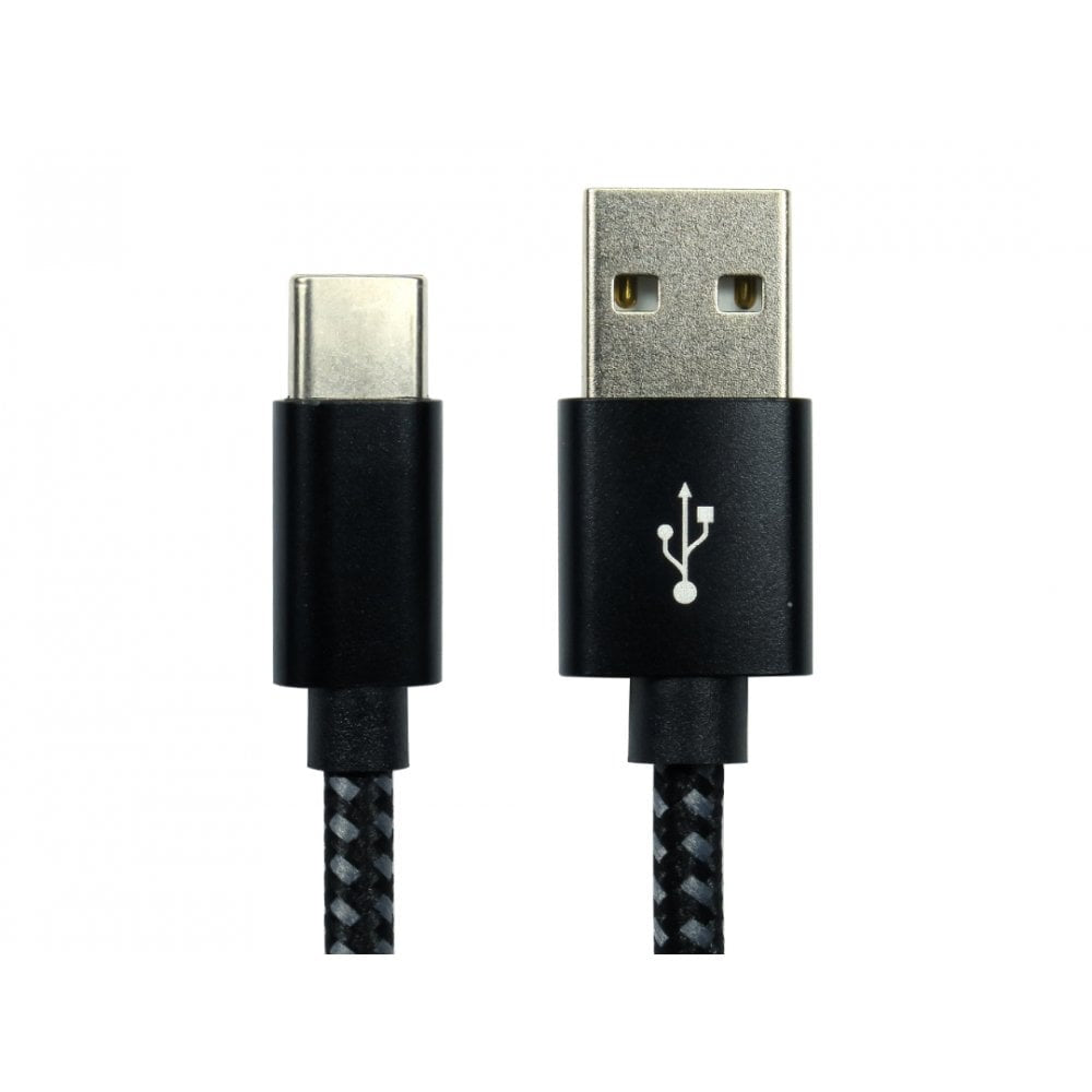 Cables Direct NLMOB-941BDBK-2 USB cable USB 2.0 2 m USB A USB C Black  - Computer Cables - Cables Direct