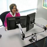 Ergotron LX Series 45-245-026 monitor mount / stand 68.6 cm (27") Desk Silver