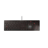 CHERRY KC 6000 SLIM keyboard USB Swiss Black