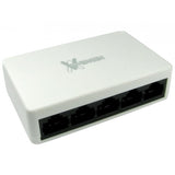 Cables Direct NLHUB-05FEW network switch Unmanaged Fast Ethernet (10/100) Black, White