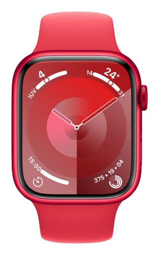 Apple Watch Series 9 GPS 45mm (PRODUCT)RED Aluminium Case w/ (PRODUCT)RED Sport Band - M/L