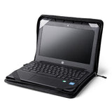 Techair TACHS005 Protective Hard Shell case for Lenovo 100e/100w 3rd Gen Chromebook (2-in-1), 11.6 black/clear