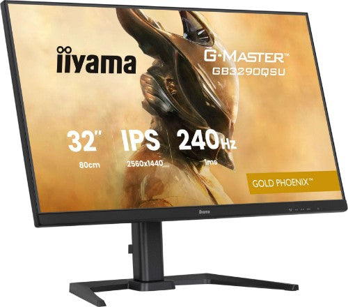 iiyama G-MASTER GB3290QSU-B1 computer monitor 80 cm (31.5") 2560 x 1440 pixels Quad HD LED Black
