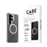 PanzerGlass CARE™ by ® Samba Case Transparent w. White Qi Samsung Galaxy S26 Ultra