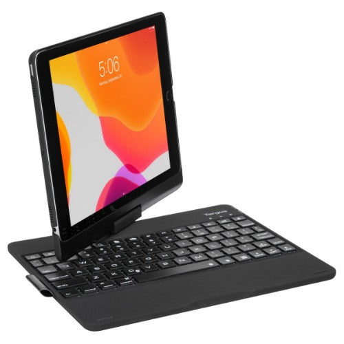 Targus THZ857DE mobile device keyboard QWERTZ German Bluetooth Black