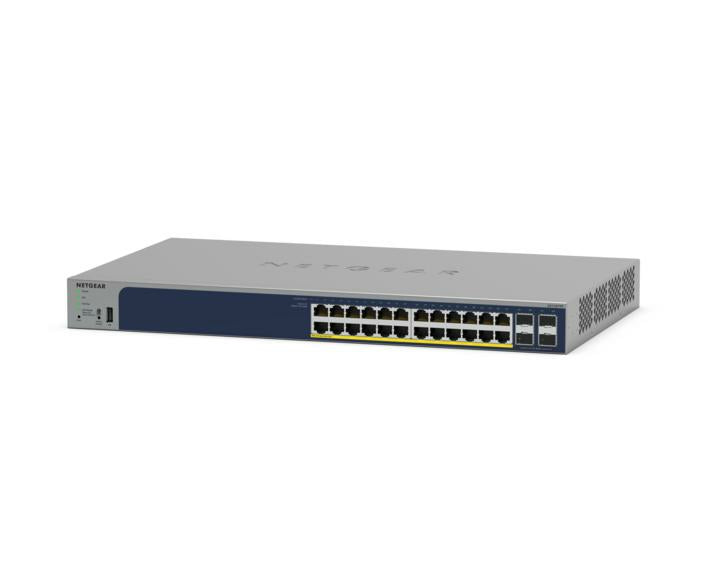 NETGEAR GS728TPP Managed L2/L3/L4 Gigabit Ethernet (10/100/1000) Power over Ethernet (PoE) Grey  - Networking - Netgear