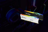Kingston Technology FURY Beast 64GB 5600MT/s DDR5 CL36 DIMM (Kit of 2) White RGB EXPO
