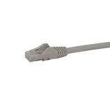 StarTech.com 3ft CAT6 Ethernet Cable - Gray CAT 6 Gigabit Ethernet Wire -250MHz 100W PoE RJ45 UTP Network/Patch Cord Snagless w/Strain Relief Individually Tested