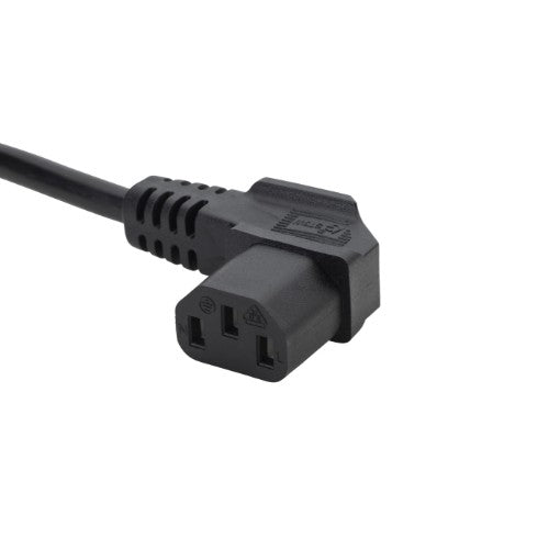 connektgear 5m UK Mains Power Cable - UK Plug to Right Angled C13 Socket