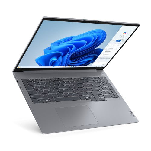 Lenovo ThinkBook 16 G7 ARP AMD Ryzen™ 5 7535HS Laptop 40.6 cm (16") WUXGA 16 GB DDR5-SDRAM 256 GB SSD Wi-Fi 6E (802.11ax) Windows 11 Pro UK English Grey