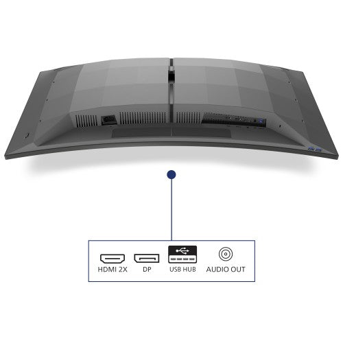 Philips Evnia 6000 34M2C6500/00 computer monitor 86.4 cm (34") 3440 x 1440 pixels Wide Quad HD QD-OLED Grey