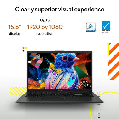 ASUS Vivobook Go 15 E1504FA-BQ2889W AMD Ryzen™ 5 40 Laptop 39.6 cm (15.6") Full HD 16 GB LPDDR5-SDRAM 512 GB SSD Wi-Fi 6E (802.11ax) Windows 11 Home Black