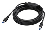 Vision TC 5MUSB3.0+/BL USB cable USB 3.2 Gen 1 (3.1 Gen 1) 2 m USB A USB B 5 Gbit/s Black