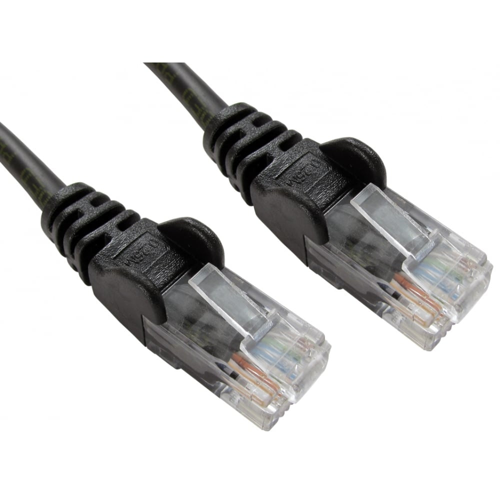 2m Economy 10/100 Networking Cable - Black