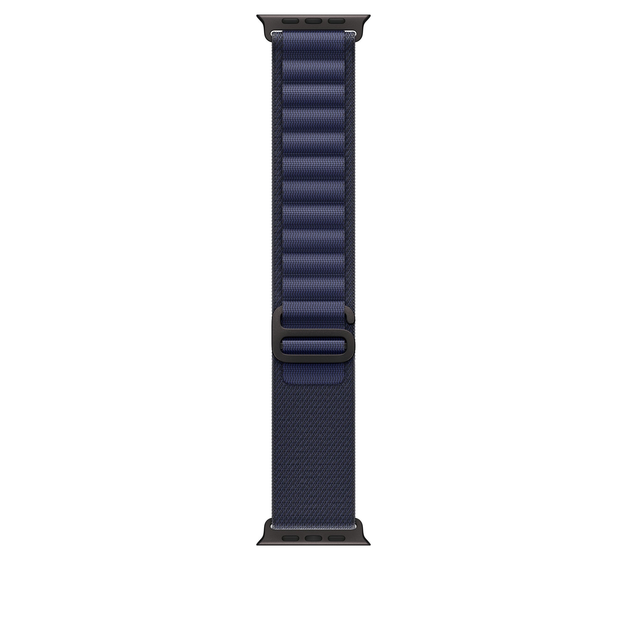 49mm Navy Alpine Loop - Medium - Black Titanium Finish