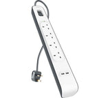 Belkin BSV401AF2M surge protector White 4 AC outlet(s) 2 m