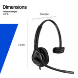 HP Poly Mission 415 Monaural USB Wired Headset Classic (Bulk)