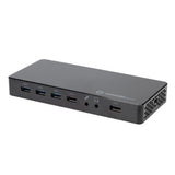 GroupGear USB 3.2 Type C Desktop Dual Screen Docking Station with 100W PD