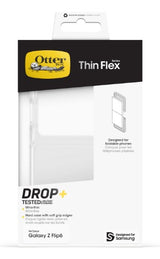 OtterBox Thin Flex Series for Samsung Galaxy Z Flip6/Z Flip7 FE, Transparent
