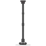 Manhattan Wall Mount for TV & Monitors (Full Motion), For screens 13" to 27", VESA compatibility: 75x75mm and 100x100mm - check the dimensions of the four mounting holes on back of screen to ensure it fits, Max 20kg, Black, Bracket