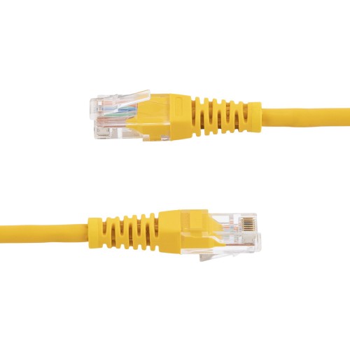StarTech.com Cat5e Patch Cable with Molded RJ45 Connectors - 2 ft. - Yellow