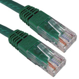 Cables Direct 0.25m Cat6, M - M networking cable Green U/UTP (UTP)