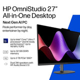 HP OmniStudio All-in-One Desktop 27-cu0008na PC Intel Core 5 120U 68.6 cm (27") 1920 x 1080 pixels 16 GB DDR5-SDRAM 1 TB SSD Windows 11 Home Wi-Fi 6 (802.11ax) White