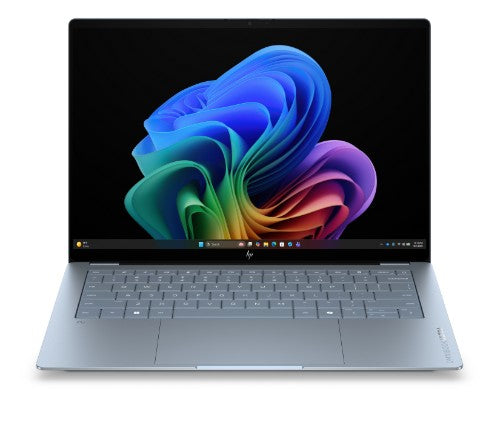 HP OmniBook Ultra Laptop Next Gen AI 14-kg0002nax Copilot+ PC 35.6 cm (14") Touchscreen 2K 16 GB LPDDR5x-SDRAM 512 GB SSD Wi-Fi 7 (802.11be) Windows 11 Home Blue, Grey