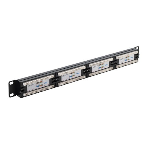 connektgear 24 Port Patch Panel (CAT6) IDC Punch Down 19 inch