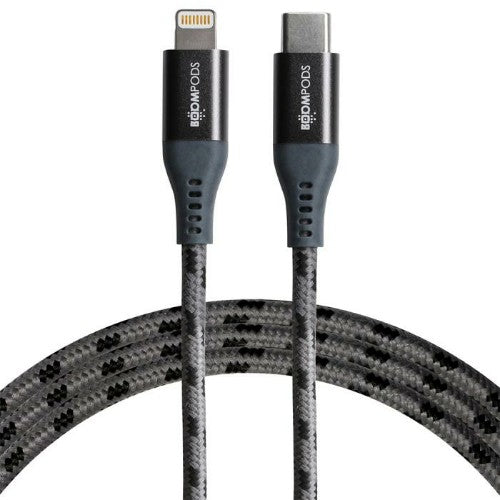 Boompods TCCAPG lightning cable 1.5 m Graphite