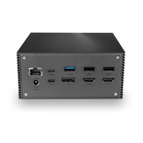 Lindy DST-Pro 101, USB-C Laptop Docking Station with 4K Support and 100W Power Supply