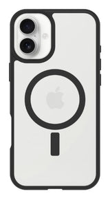 OtterBox React Series for MagSafe for Apple iPhone 16 Plus, Black Crystal