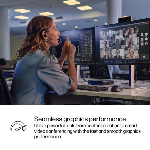 HP EliteDesk 8 Mini G1i Intel Core Ultra 5 235T 16 GB DDR5-SDRAM 512 GB SSD Windows 11 Pro Mini PC AI PC Black