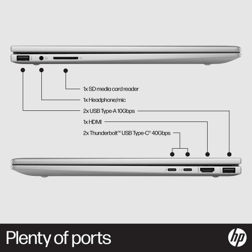 HP ENVY x360 15-fe0008na Intel® Core™ i7 i7-1355U Hybrid (2-in-1) 39.6 cm (15.6") Touchscreen Full HD 16 GB LPDDR5-SDRAM 512 GB SSD NVIDIA GeForce RTX 3050 Wi-Fi 6E (802.11ax) Windows 11 Home Silver