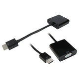 Cables Direct HDHSV-HDMI video cable adapter HDMI Type A (Standard) VGA (D-Sub) + 3.5mm Black